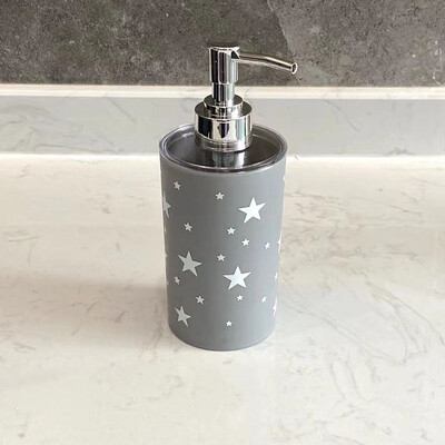 Πλαστικοί διανομείς υγρού σαπουνιού 320ML Star Print Διανομέας σαπουνιού Διακόσμηση σπιτιού Λοσιόν Μπουκάλι αποθήκευσης Αξεσουάρ μπάνιου