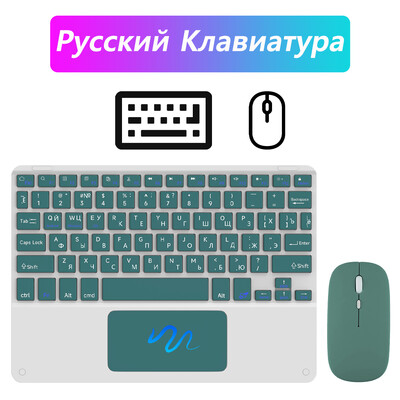 CASEPOKE vezeték nélküli Bluetooth billentyűzet érintőpaddal újratölthető táblagép Android iOS Windows billentyűzet Huawei Samsung Xiaomi készülékhez