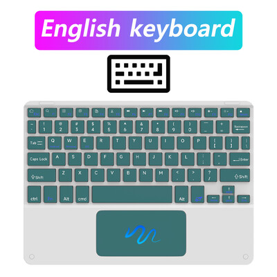 CASEPOKE vezeték nélküli Bluetooth billentyűzet érintőpaddal újratölthető táblagép Android iOS Windows billentyűzet Huawei Samsung Xiaomi készülékhez