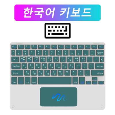 CASEPOKE vezeték nélküli Bluetooth billentyűzet érintőpaddal újratölthető táblagép Android iOS Windows billentyűzet Huawei Samsung Xiaomi készülékhez