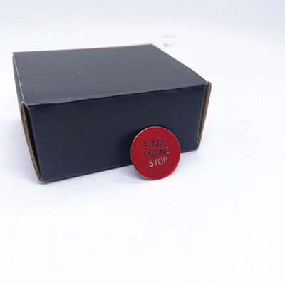 Για BMW 2019 2020 2021 2022 2023 κινητήρας κεντρικής κονσόλας καμπίνας αυτοκινήτου εκκίνηση διακόπτη ανάφλεξης με ένα κλικ Διακοσμητικό προστατευτικό αλουμινίου