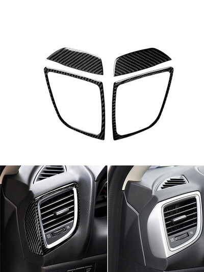 Bal középső jobb szellőzőkeret Mazda 3 Axela 2013-2018 autóbelső szénszálas díszítő matricákhoz Kiegészítők