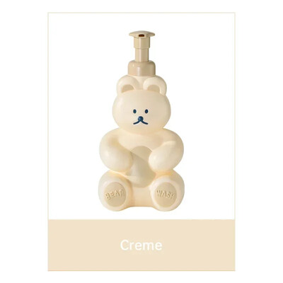 Cartoon Bear Foaming Soap Dispenser Refillable Hand Sanitizer Shampoo αφρότζελ Μπουκάλι αντλίας μπάνιου Δοχείο παρασκευής αφρού