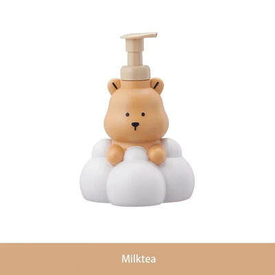 Cartoon Bear Foaming Soap Dispenser Refillable Hand Sanitizer Shampoo αφρότζελ Μπουκάλι αντλίας μπάνιου Δοχείο παρασκευής αφρού