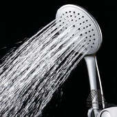 Cap de pulverizator pentru duș de mână pentru baie cu robinet rotund de ploaie 3 moduri de economisire a apei cadă duș Accesoriu pentru baie