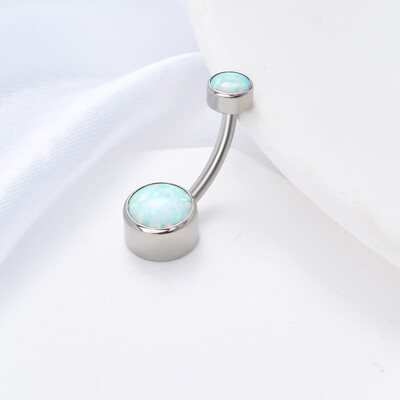 G23 titan ASTM F136 14G Piercing pentru buric Inele pentru buric Cercei cu zirconiu Bijuterii de corp la modă pentru femei