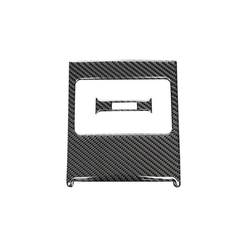 Αυτοκόλλητο διακόσμησης από ανθρακονήματα πίσω κέντρου κλιματισμού Εξόδου εξαερισμού προσαρμογής για Mercedes Benz C Class W204 2007-2014