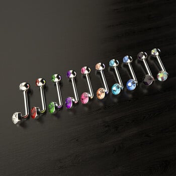 1 ΤΕΜ. Titanium Christina Vertical Hood Piercings Στρογγυλά δαχτυλίδια ομφαλό κοιλιάς Σέξι κοσμήματα για το σώμα των φρυδιών VCH Ginny Vagina