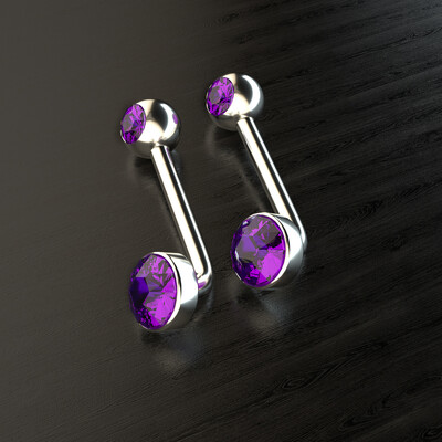 1PC Titanium Vertical Hood Piercings Okrugle usne Trbuh Pupak prstenovi Seksi sjajna vagina genitalije VCH obrva Nakit za tijelo