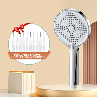 Κεφαλή ντους υψηλής πίεσης με 5 ρυθμιζόμενες κεφαλές ντους Ακροφύσιο ψεκασμού εξοικονόμησης νερού Αξεσουάρ μπάνιου