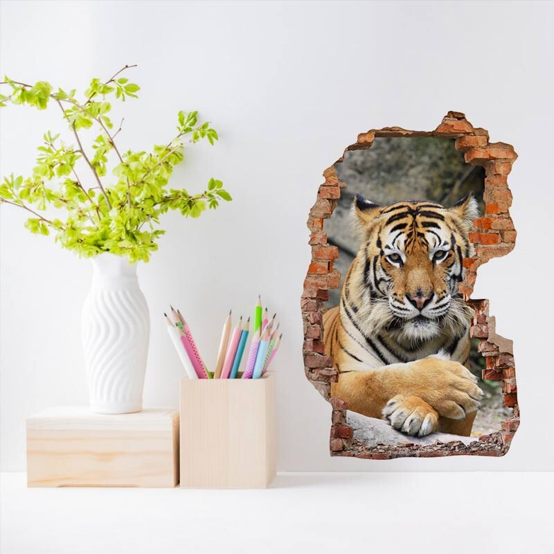 M436 Cave Milk 3d Βοοειδή, Τίγρεις, Άλογα, Ζώα Αυτοκόλλητο τοίχου Παιδικό Δωμάτιο Φόντο Διακόσμηση σπιτιού Τοιχογραφία Χαλκομανία σαλονιού