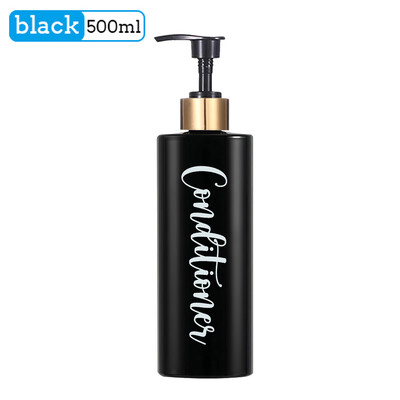 Vonios buteliuko šampūno ir kondicionieriaus dozatoriaus buteliukas Daugkartinio užpildymo rankų muilo losjono indelis, išpilstomas į butelius namų dekoravimui