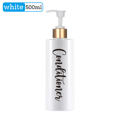 Vonios buteliuko šampūno ir kondicionieriaus dozatoriaus buteliukas Daugkartinio užpildymo rankų muilo losjono indelis, išpilstomas į butelius namų dekoravimui