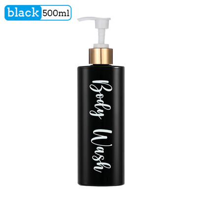 Vonios buteliuko šampūno ir kondicionieriaus dozatoriaus buteliukas Daugkartinio užpildymo rankų muilo losjono indelis, išpilstomas į butelius namų dekoravimui