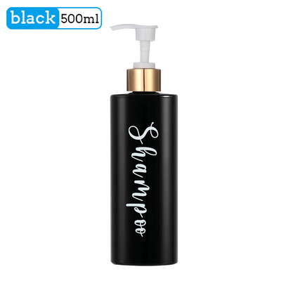 Vonios buteliuko šampūno ir kondicionieriaus dozatoriaus buteliukas Daugkartinio užpildymo rankų muilo losjono indelis, išpilstomas į butelius namų dekoravimui