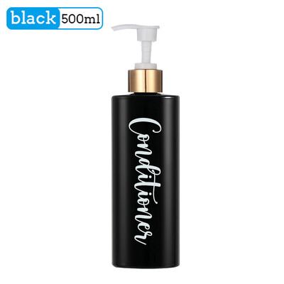 Vonios buteliuko šampūno ir kondicionieriaus dozatoriaus buteliukas Daugkartinio užpildymo rankų muilo losjono indelis, išpilstomas į butelius namų dekoravimui