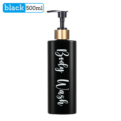 Vonios buteliuko šampūno ir kondicionieriaus dozatoriaus buteliukas Daugkartinio užpildymo rankų muilo losjono indelis, išpilstomas į butelius namų dekoravimui