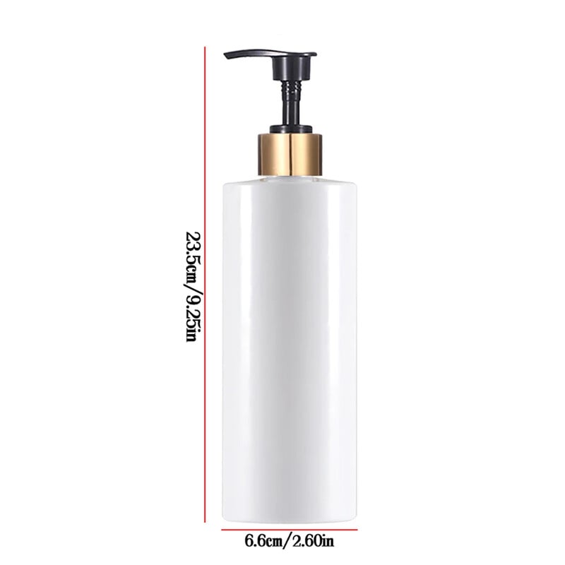 Vonios buteliuko šampūno ir kondicionieriaus dozatoriaus buteliukas Daugkartinio užpildymo rankų muilo losjono indelis, išpilstomas į butelius namų dekoravimui