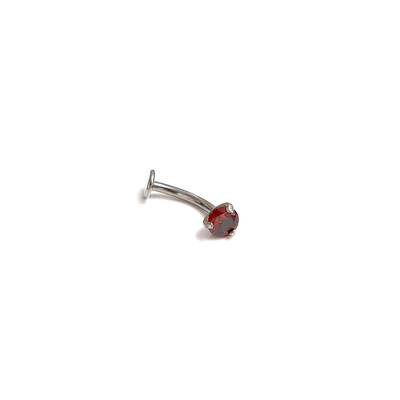 1 τεμ. F136 Titanium 14G Triple Claw 5A Zirconia Belly Button Nail Two αφαιρούμενα χείλη Νύχι φρυδιών Κόσμημα για διάτρηση σώματος