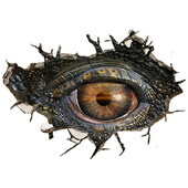 Dinoszauruszok nagy szemekkel letörték a falat a Jurassic World nézéséhez Kreatív vinyl falfestmény matricák gyerekszoba dekoráció anime poszter tapéta