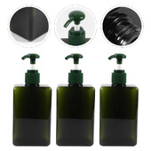 3 τεμ. 280ml μπουκάλι λοσιόν Ταξιδιωτικό μακιγιάζ Διανομέας μπάνιου σαπουνιού Petg Σαμπουάν χεριών Υγρό επαναγεμιζόμενο