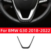 Pentru BMW Seria 5 G30 2018-2022 Accesorii Fibră de carbon Interior Volan Mașină Panou Barbie Decorativ Cadrul Decorat Capac