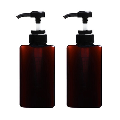 280/450ml Τετράγωνο δοχείο σαπουνιού άδειο μπουκάλι αντλίας επαναγεμιζόμενο σαμπουάν μπάνιου Υγρό λοσιόν αφρόλουτρο Δοχείο απολυμαντικού