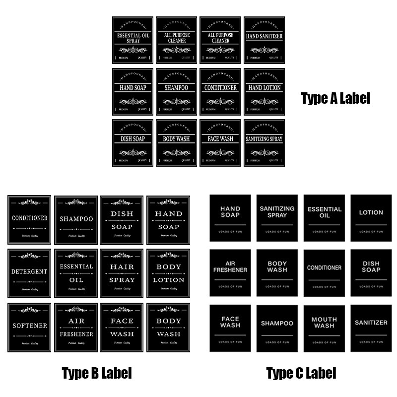 2 bucăți 300 ml săpun sticla goală mat șampon dozator reîncărcabil loțiune balsam recipient bucătărie baie organizator negru