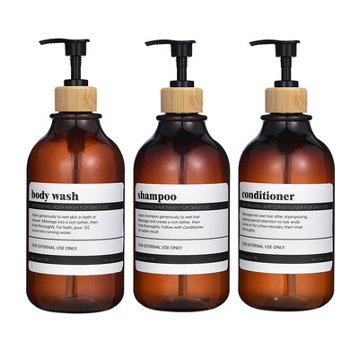 Šampūno ir kondicionieriaus dozatoriaus daugkartinio naudojimo dušo želė buteliukas Baltas pakartotinai užpildomas vaistinės dozatoriaus buteliukas vonios kambariui ir virtuvei