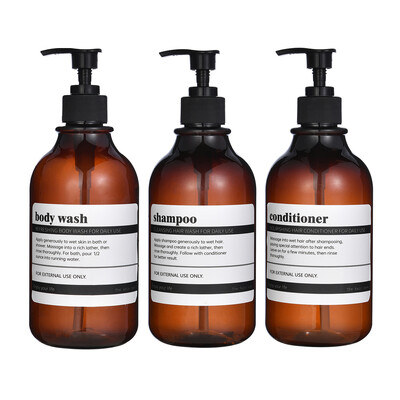 Šampūno ir kondicionieriaus dozatoriaus daugkartinio naudojimo dušo želė buteliukas Baltas pakartotinai užpildomas vaistinės dozatoriaus buteliukas vonios kambariui ir virtuvei