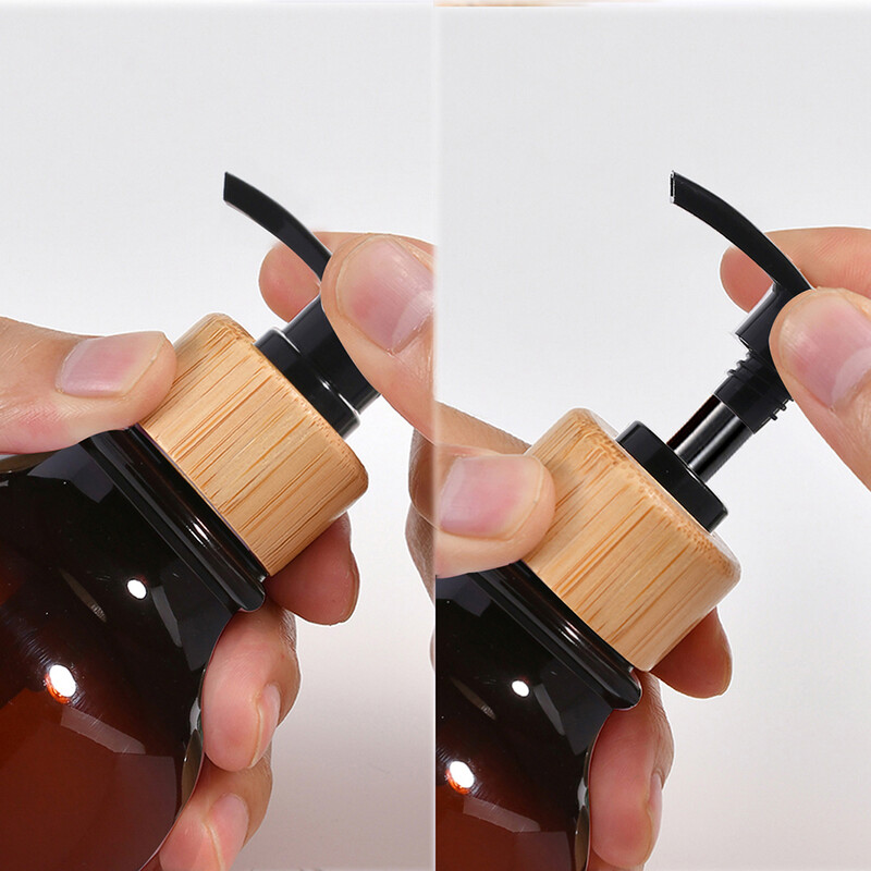 Šampūno ir kondicionieriaus dozatoriaus daugkartinio naudojimo dušo želė buteliukas Baltas pakartotinai užpildomas vaistinės dozatoriaus buteliukas vonios kambariui ir virtuvei