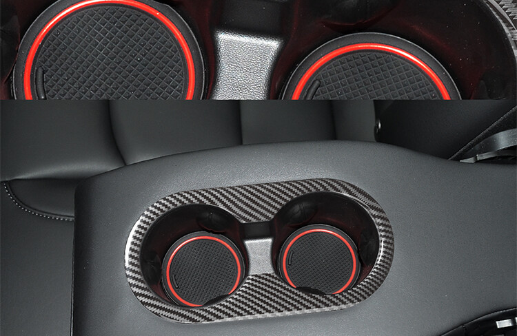 Husă decorativă ABS pentru mașină pentru Tesla Model 3 2017-2022 Husă decorativă pentru fanta cupă scaunului din spate