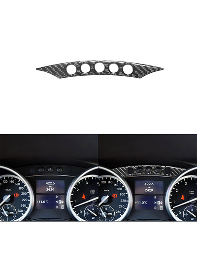 Για Mercedes Benz R-Class R Class 2009 2010 2011 2012 Αυτοκόλλητα ταχύμετρου από ανθρακονήματα Διακοσμητικά αξεσουάρ εσωτερικού αυτοκινήτου