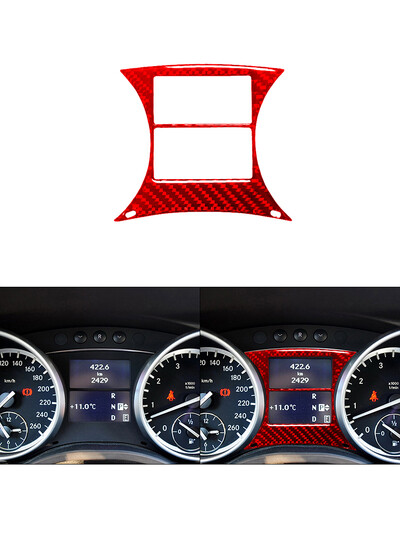 Για Mercedes Benz R-Class R Class 2009 2010 2011 2012 Αυτοκόλλητα ταχύμετρου από ανθρακονήματα Διακοσμητικά αξεσουάρ εσωτερικού αυτοκινήτου