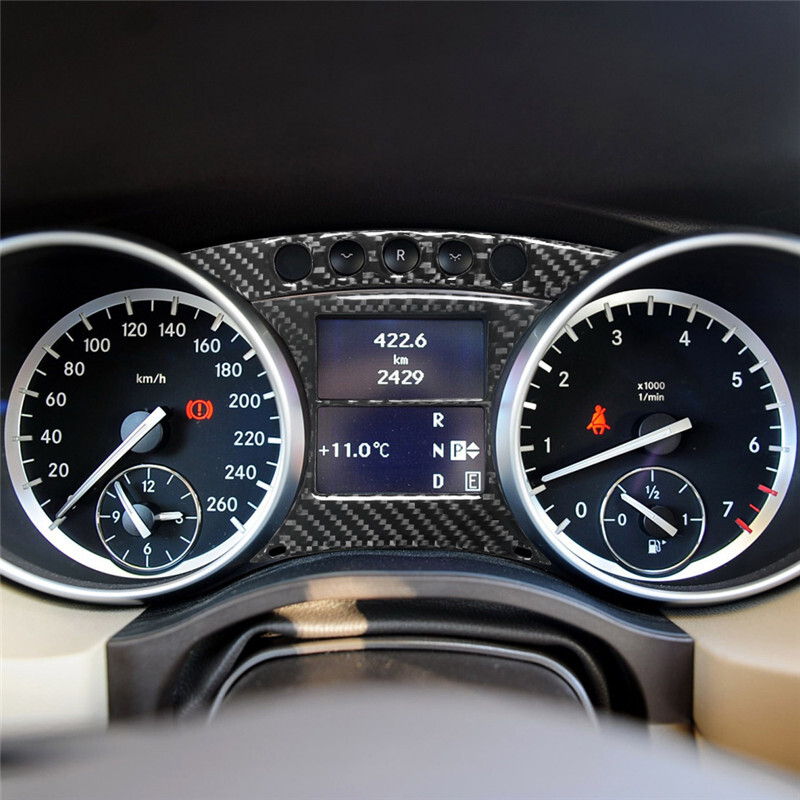 Για Mercedes Benz R-Class R Class 2009 2010 2011 2012 Αυτοκόλλητα ταχύμετρου από ανθρακονήματα Διακοσμητικά αξεσουάρ εσωτερικού αυτοκινήτου