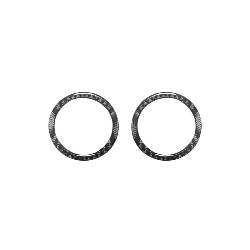 Αυτοκόλλητα δαχτυλιδιών θήκης από ανθρακονήματα για Mercedes Benz R-Class R Class 2009 2010 2011 2012 Διακοσμητικά αξεσουάρ εσωτερικού αυτοκινήτου