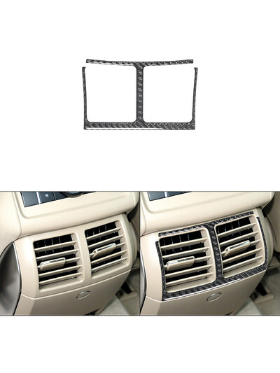 За Mercedes Benz R-Class R Class 2009 2010 2011 2012 Карбонови задни централни стикери за вентилационни отвори Аксесоари за автомобилен интериор