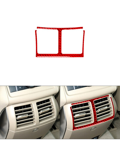 За Mercedes Benz R-Class R Class 2009 2010 2011 2012 Карбонови задни централни стикери за вентилационни отвори Аксесоари за автомобилен интериор
