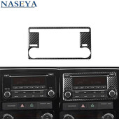 Skirta Mitsubishi Outlander 2014-2016 be navigacijos Anglies pluošto įprastiniai radijo skydelio lipdukai Automobilio interjero priedai