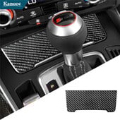 Για το Audi Q5 Without Navigation 2009-2017 Αυτοκόλλητα αποθήκευσης αναπτήρα από ανθρακονήματα Κάλυμμα Αξεσουάρ εσωτερικού αυτοκινήτου