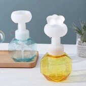 Αφρώδης Δοχείο υγρού σαπουνιού 300ml Μπουκάλι λουλουδιών Άδεια δοχεία υγρών χεριών Bpa Πλαστική πρέσα για κουζίνα και μπάνιο