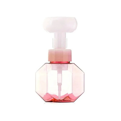 Αφρώδης Δοχείο υγρού σαπουνιού 300ml Μπουκάλι λουλουδιών Άδεια δοχεία υγρών χεριών Bpa Πλαστική πρέσα για κουζίνα και μπάνιο