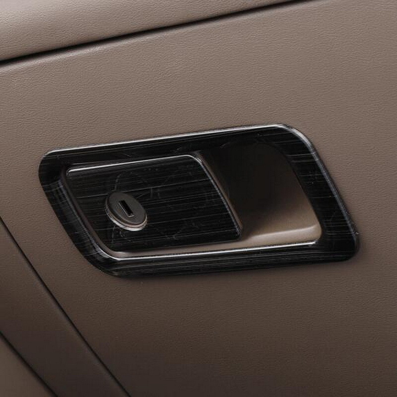 Tonlinker Autocolant de acoperire pentru mâner cutie de depozitare interioară auto pentru BYD HAN EV DM 2020-22 Car Styling 1/2 buc Huse din oțel inoxidabil
