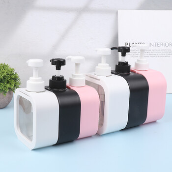 Soap Dispenser Liquid Lotion Hand Pump Soap Dispenser Refillable Shampoo Bottle Plastic Hand Soap Dispenser Bathroom 300ml/500ml