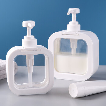 Soap Dispenser Liquid Lotion Hand Pump Soap Dispenser Refillable Shampoo Bottle Plastic Hand Soap Dispenser Bathroom 300ml/500ml