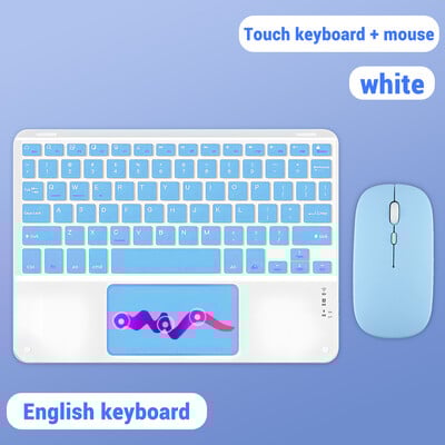 Πληκτρολόγιο Bluetooth 11 ιντσών για iPad Πληκτρολόγιο ποντίκι για IOS Android Windows Tablet Samsung Xiaomi Ισπανικό Κορεάτικο Ρωσικό πληκτρολόγιο