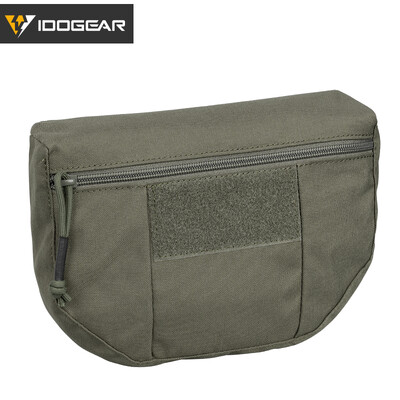 IDOGEAR Tactical Armor Carrier Drop Pouch AVS JPC CPC Pouch Waist Bag EDC Combat Tactical Waist Pouch 3520