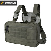 IDOGEAR Tatcical mellkas táska mellkas Recon MOLLE válltáska többcélú taktikai EDC tasak 3537