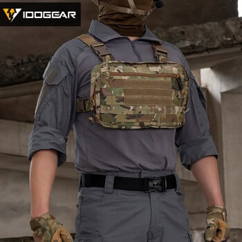 IDOGEAR Tatcical Chest Rig Pouch Chest Recon MOLLE Shoulder Bag Многофункционален тактически EDC Pouch 3537