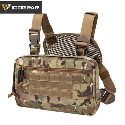 IDOGEAR Tatcical mellkas táska mellkas Recon MOLLE válltáska többcélú taktikai EDC tasak 3537